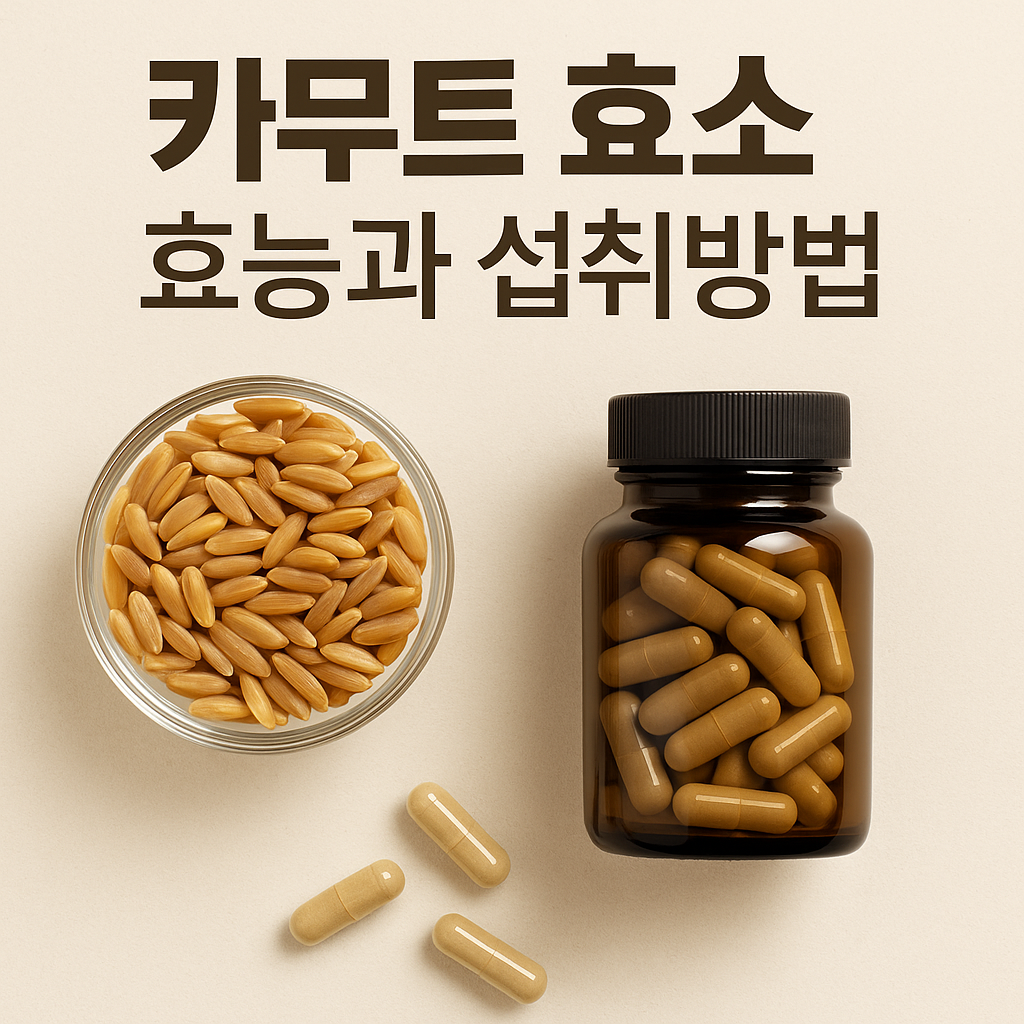 카무트 효소 효능과 섭취방법