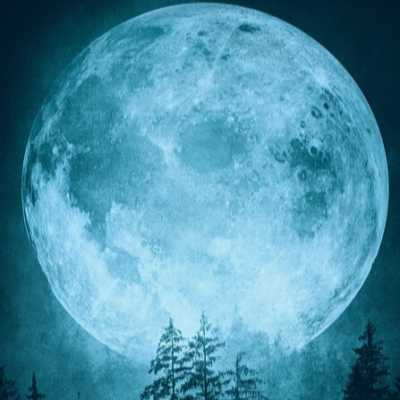 큰 보름달 이미지