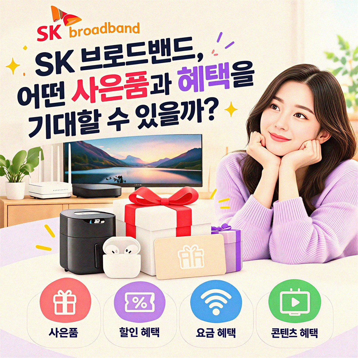 SK 브로드밴드 가입 시 꼭 챙겨야 할 사은품과 혜택 알아보기
