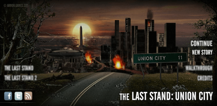 좀비쉘3-더-라스트-스탠드-유니온-시티-플래시게임-메인-화면