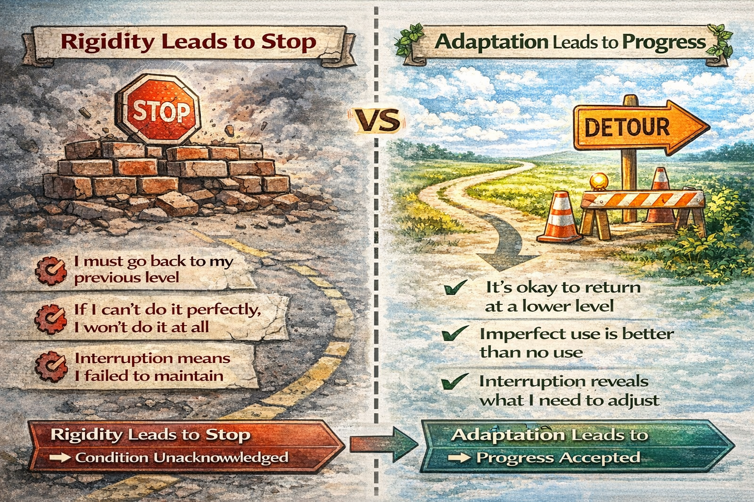 왜 장기 학습에서는 ‘완주’보다 ‘설계’가 더 중요한 개념이 되는가