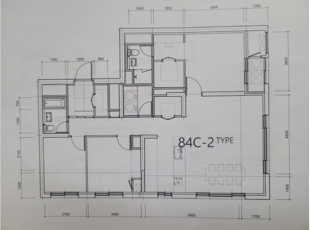 가야1구역 더 다이너스티 평면도