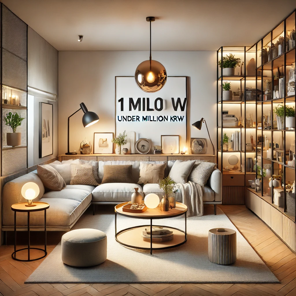 100만원 이하 인테리어