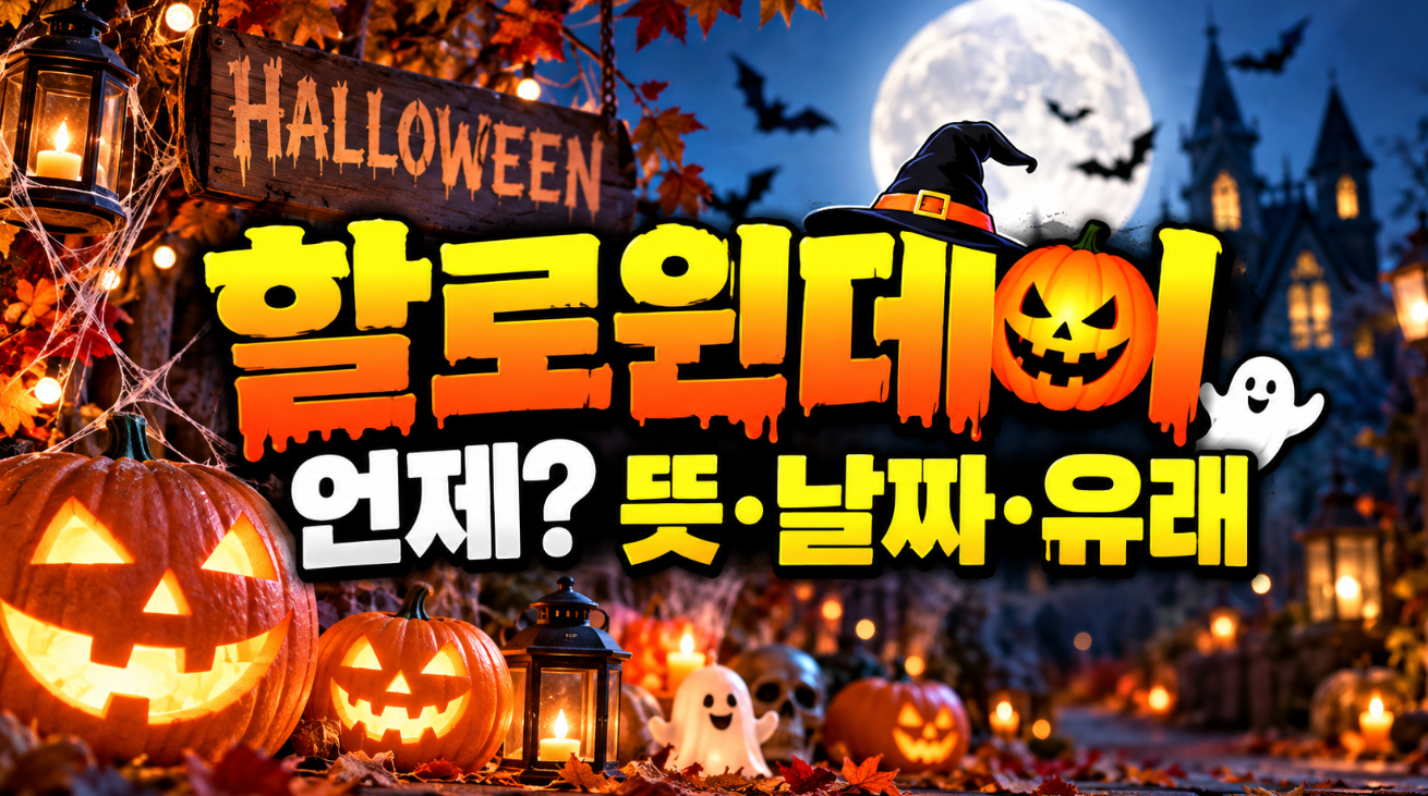 할로윈데이 언제|뜻·날짜·유래