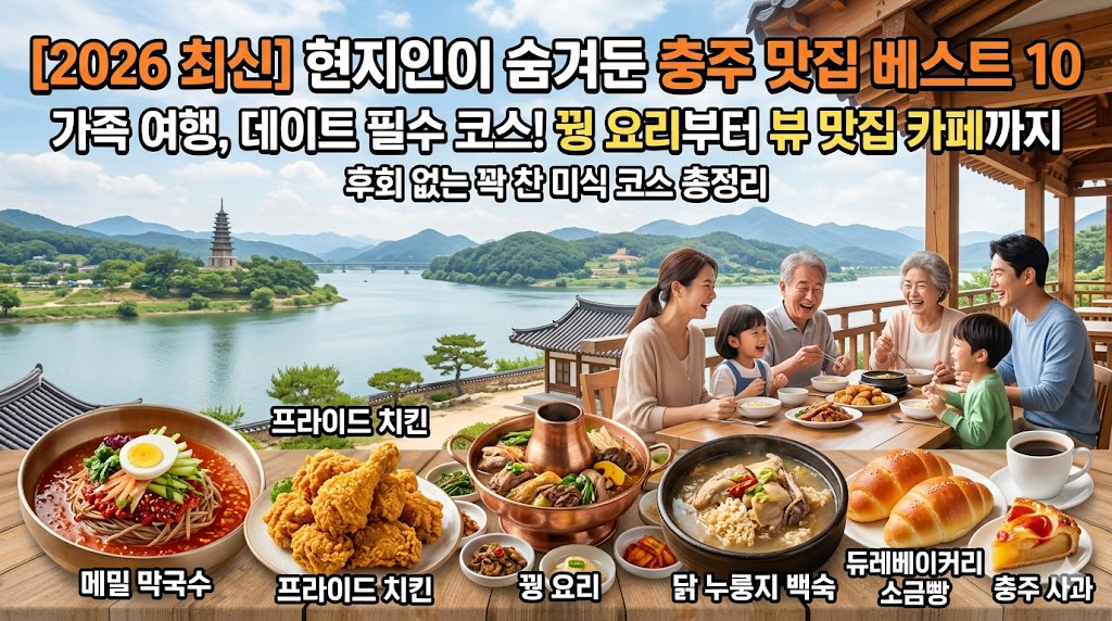 충주 맛집 베스트10