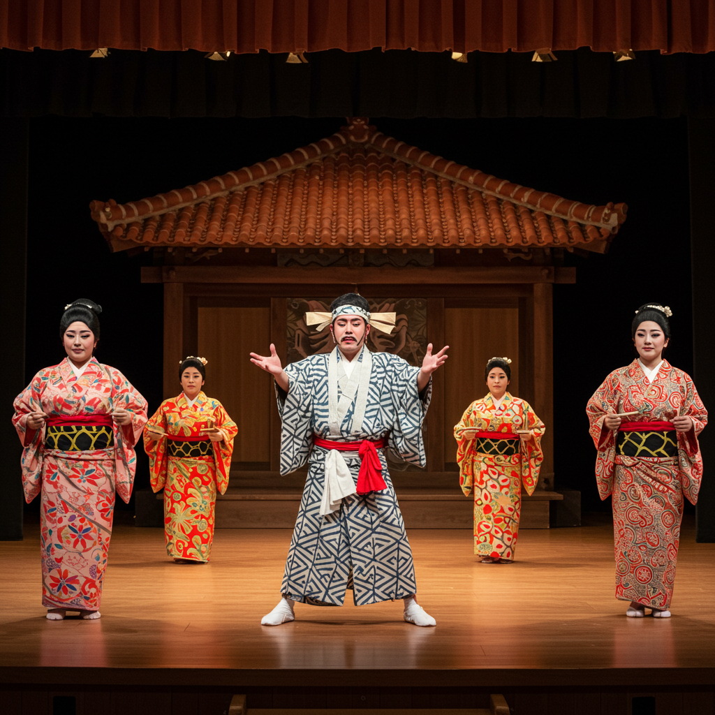 오키나와, 류큐팔사 공연 관람 가이드