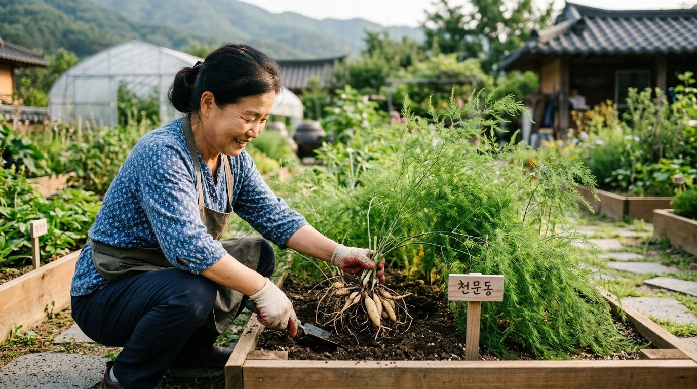 천문동