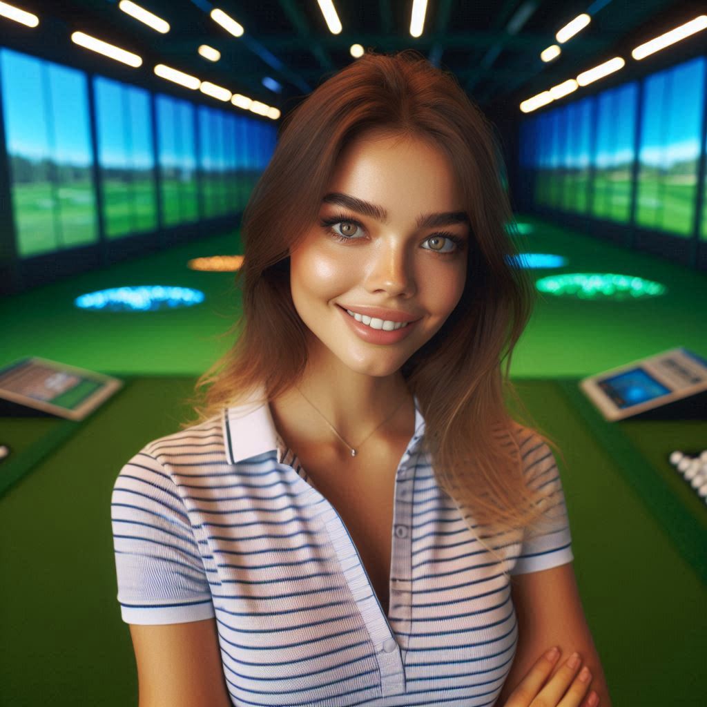 실내골프연습장 배경