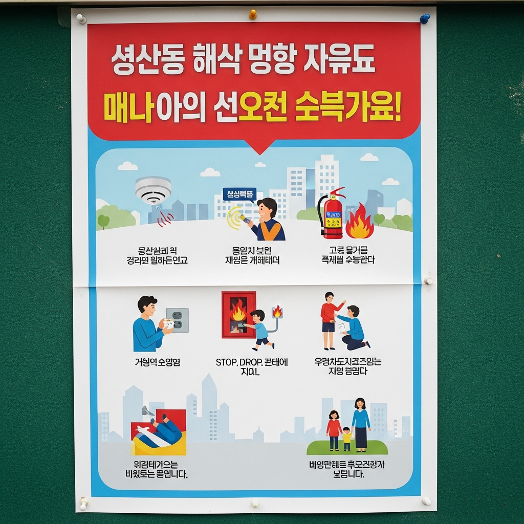 성산동 화재 예방수칙