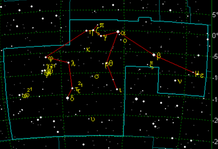 황도 12궁의 물병자리 별자리