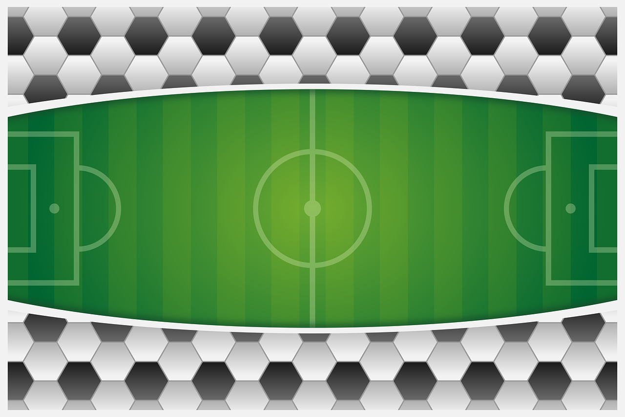 축구장 모습을 이미지로 만듦