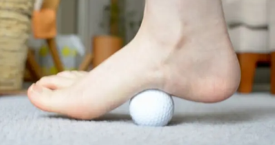 골프공 발마사지 방법