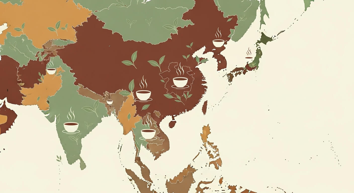 아시아 4대 차 문화 (한국, 일본, 대만, 중국)