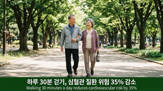 상동맥질환 예방 걷기 운동 건강한 생활