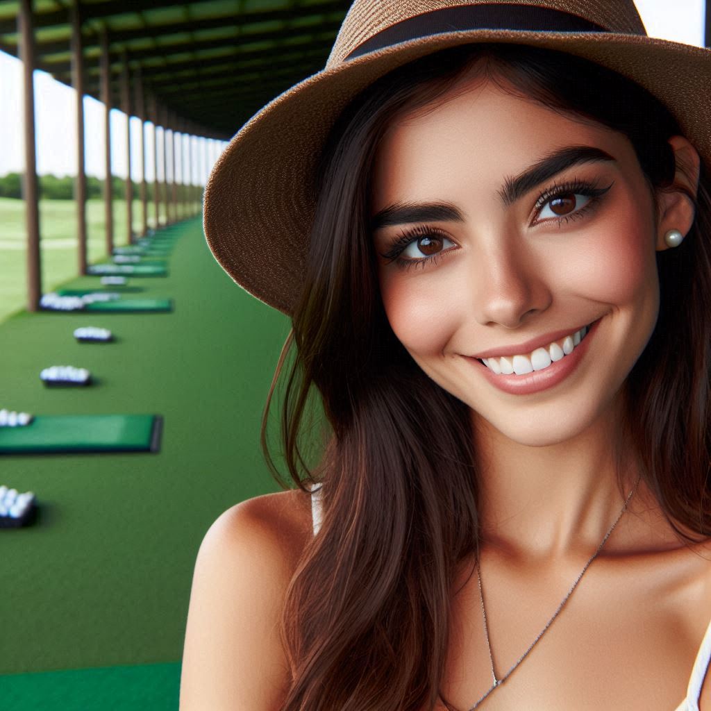 실외골프연습장 배경