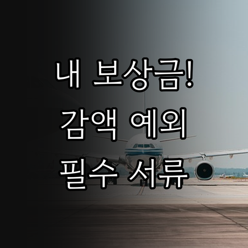군소음 피해 보상금 감액 예외 사유 ..