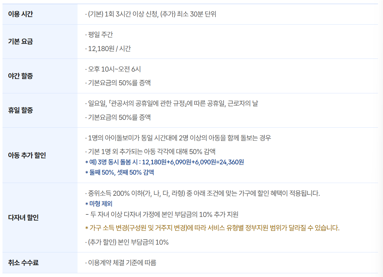 영아종일제서비스 신청