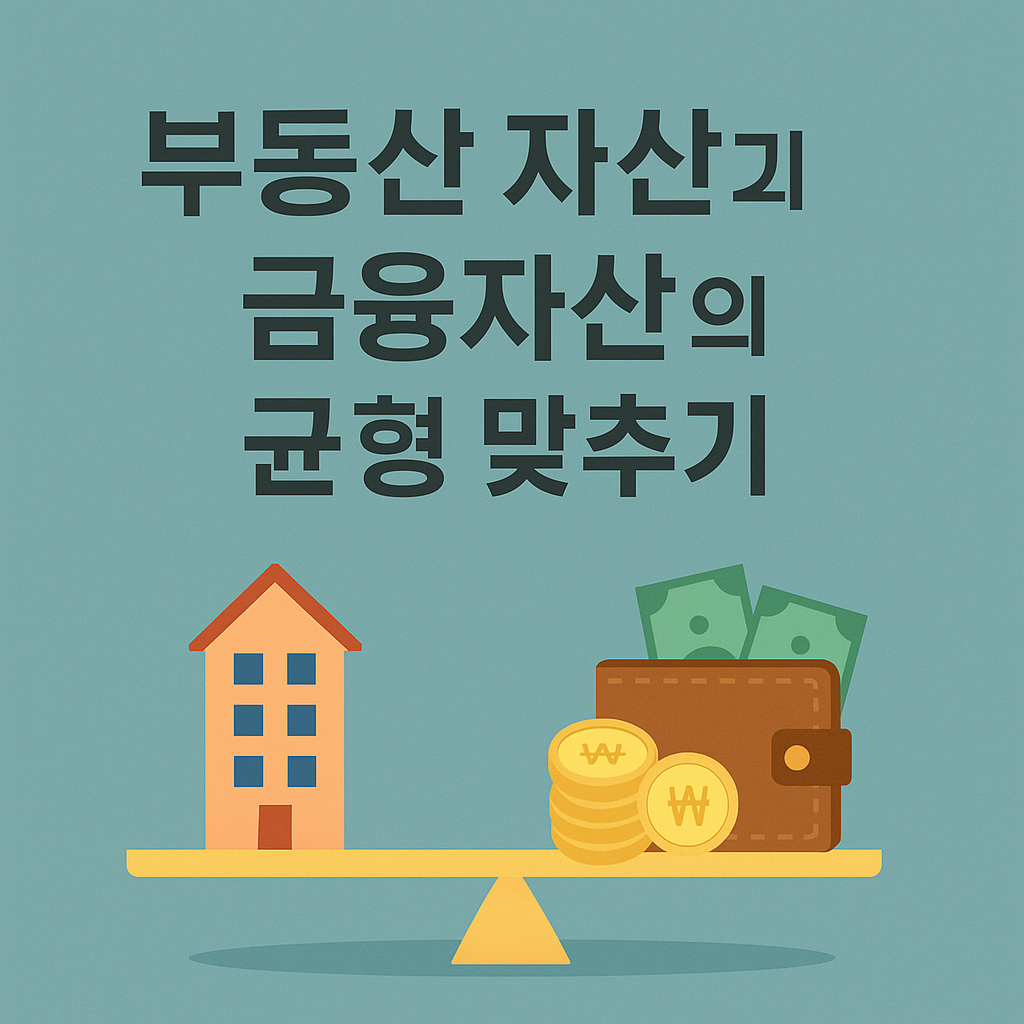 부동산 자산과 금융자산의 균형 맞추기