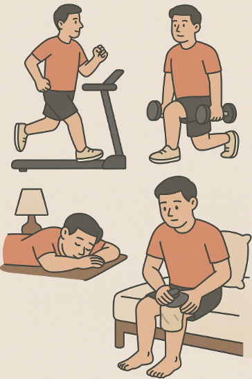 출장운동 루틴과 간편 운동