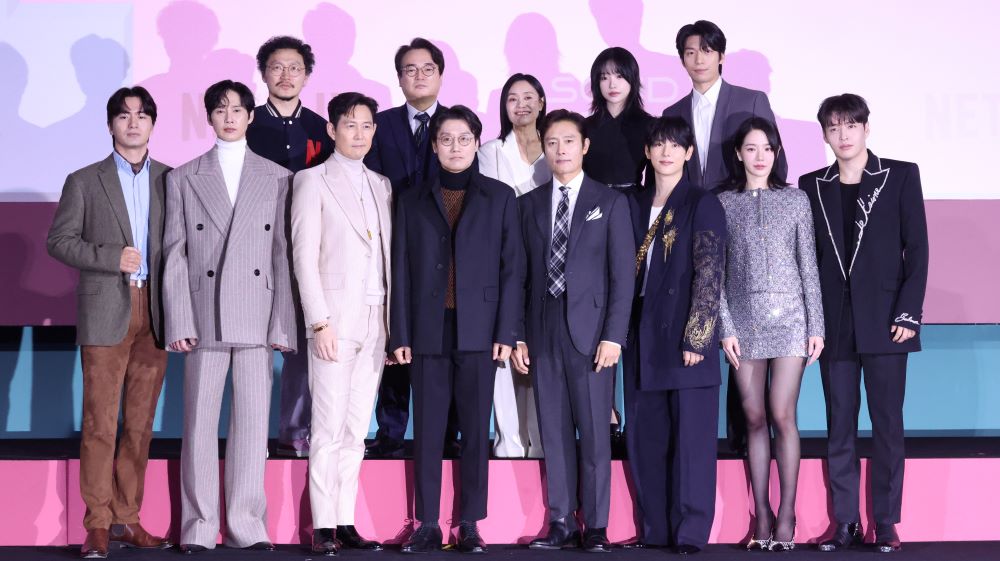 오징어 게임 출연진들