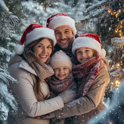 크리스마스 가족사진 촬영 팁, 5분 만에 완벽한 사진 찍는 법_6