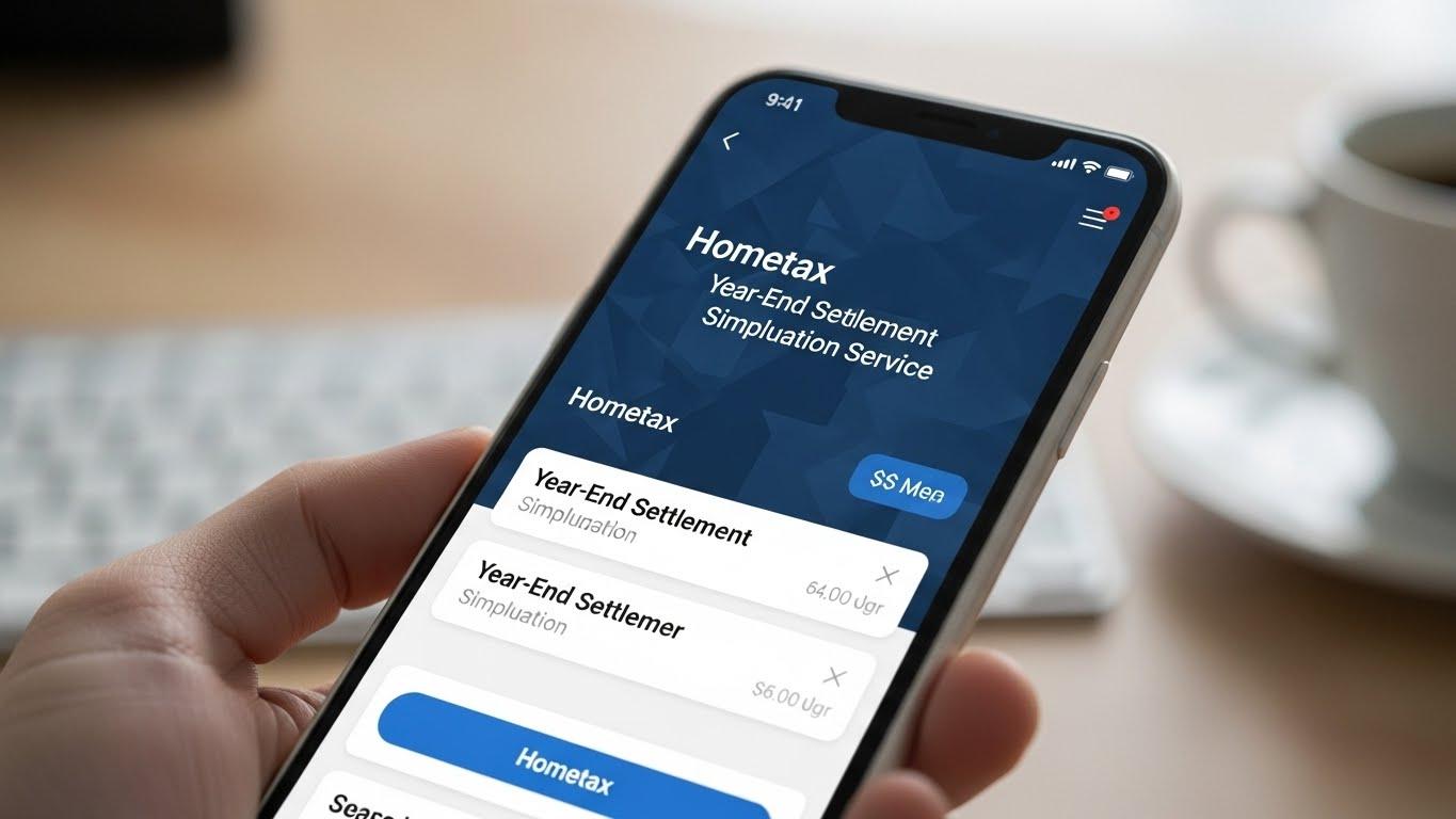 홈텍스연말정산간소화서비스