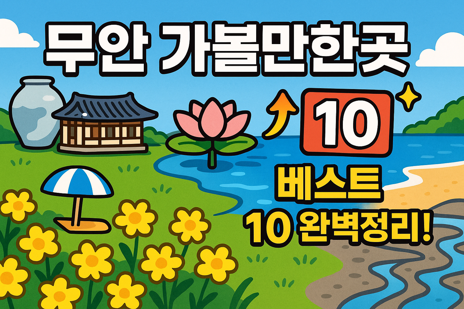 무안 가볼만한곳 베스트10