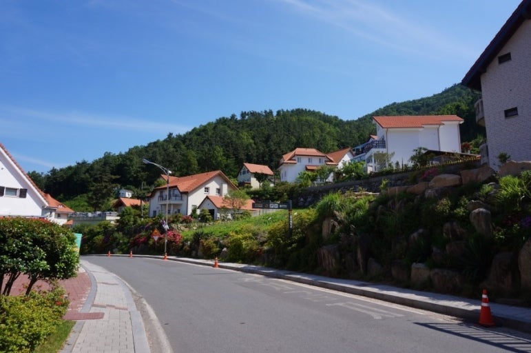 독일마을 내 도로 사진