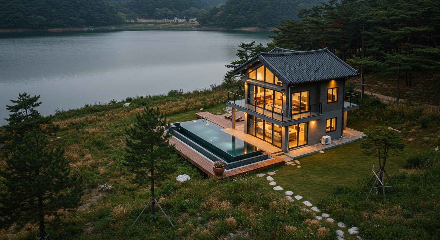 다랭이 호수뷰 풀빌라