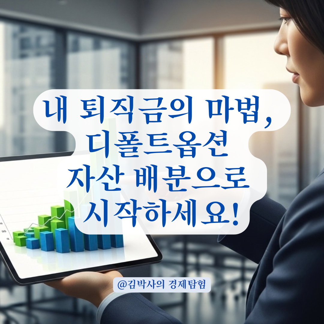 내 퇴직금 어떻게 굴러갈까? 디폴트옵션 자산 배분 운용 원리!