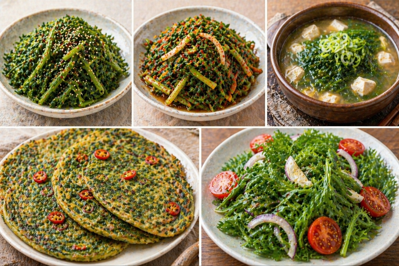 쑥갓 요리 5가지 향긋한 쑥갓 맛있게 먹는 방법 총정리