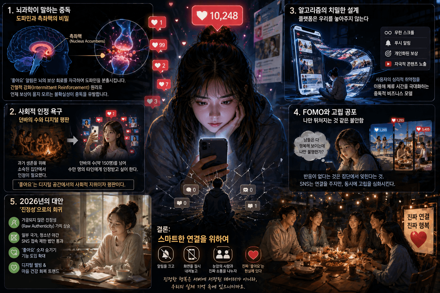 좋아요에 집착하는 이유: 뇌가 중독되는 순간