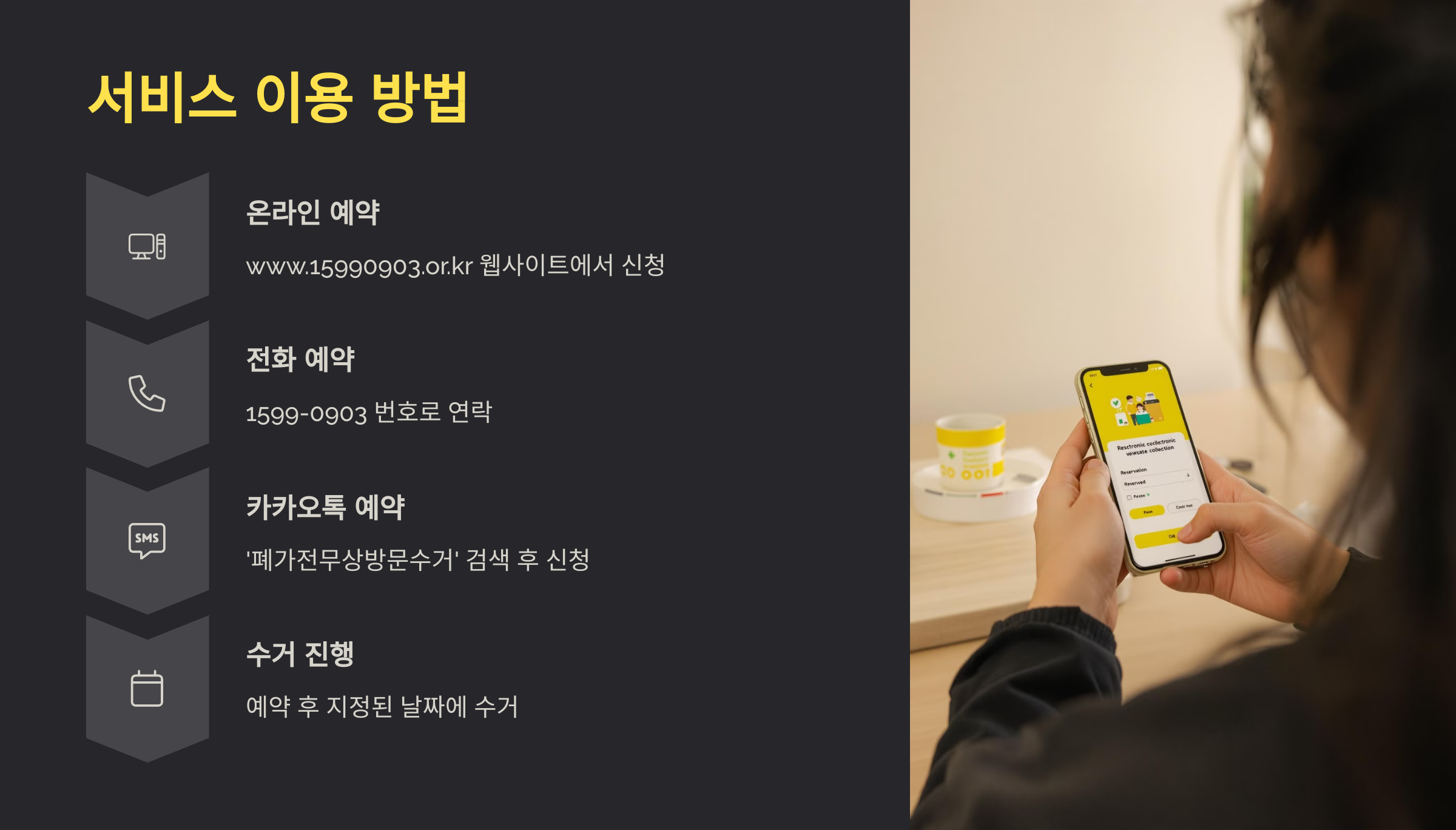 폐가전제품 무상 방문 수거 서비스 안내