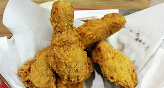 롯데리아 치킨 하프팩