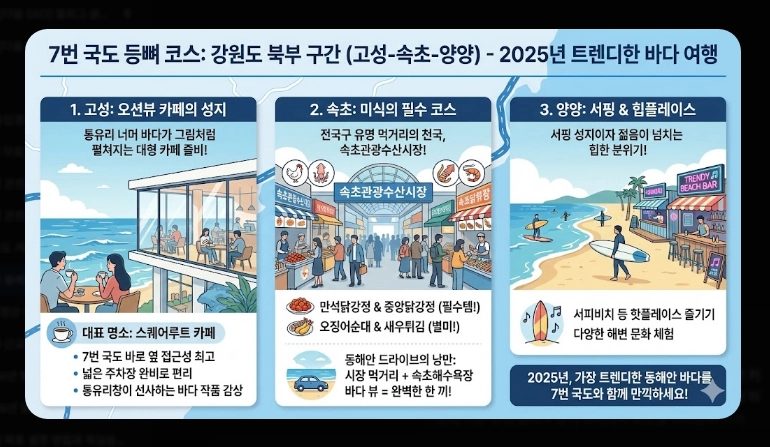 겨울 동해안 드라이브 코스 완벽 가이드