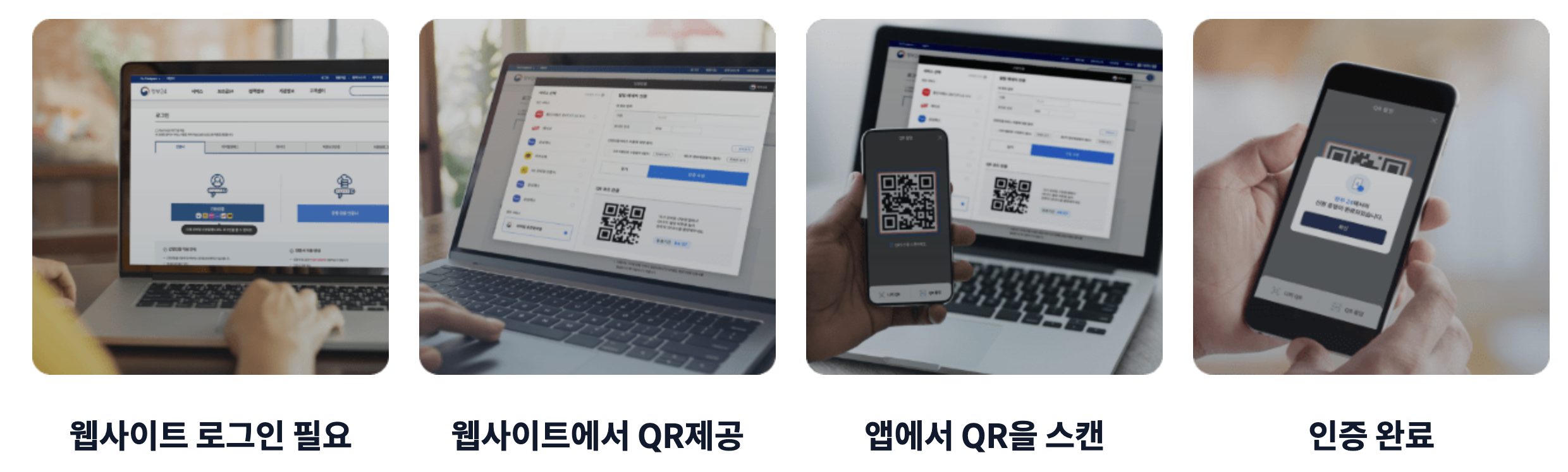 모바일 신분증 사용 예시 관련 사진