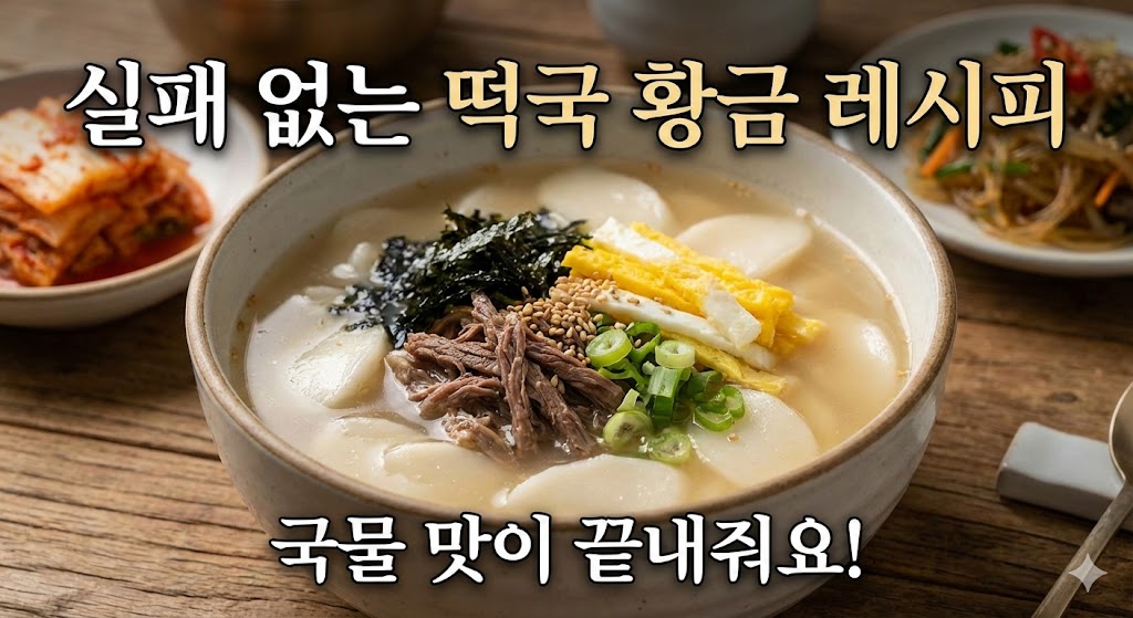 떡국 맛있게 끓이는 법
