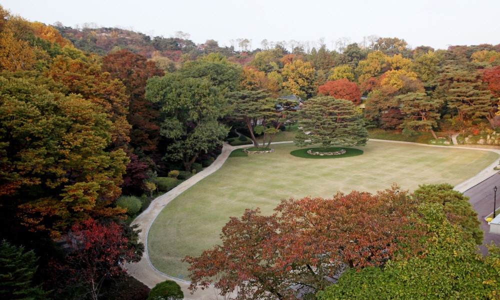 녹지원 산책길