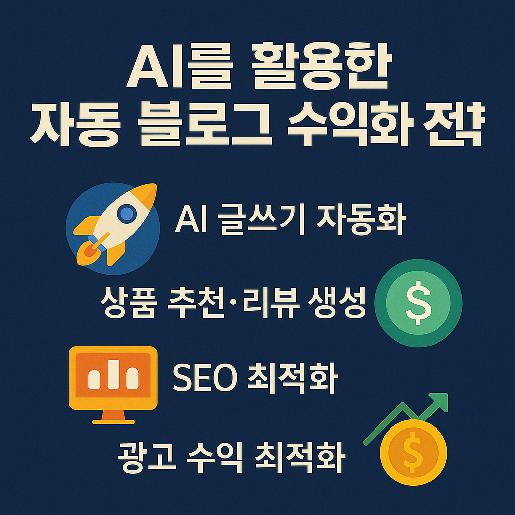 AI를 활용한 자동 블로그 수익화 전략
