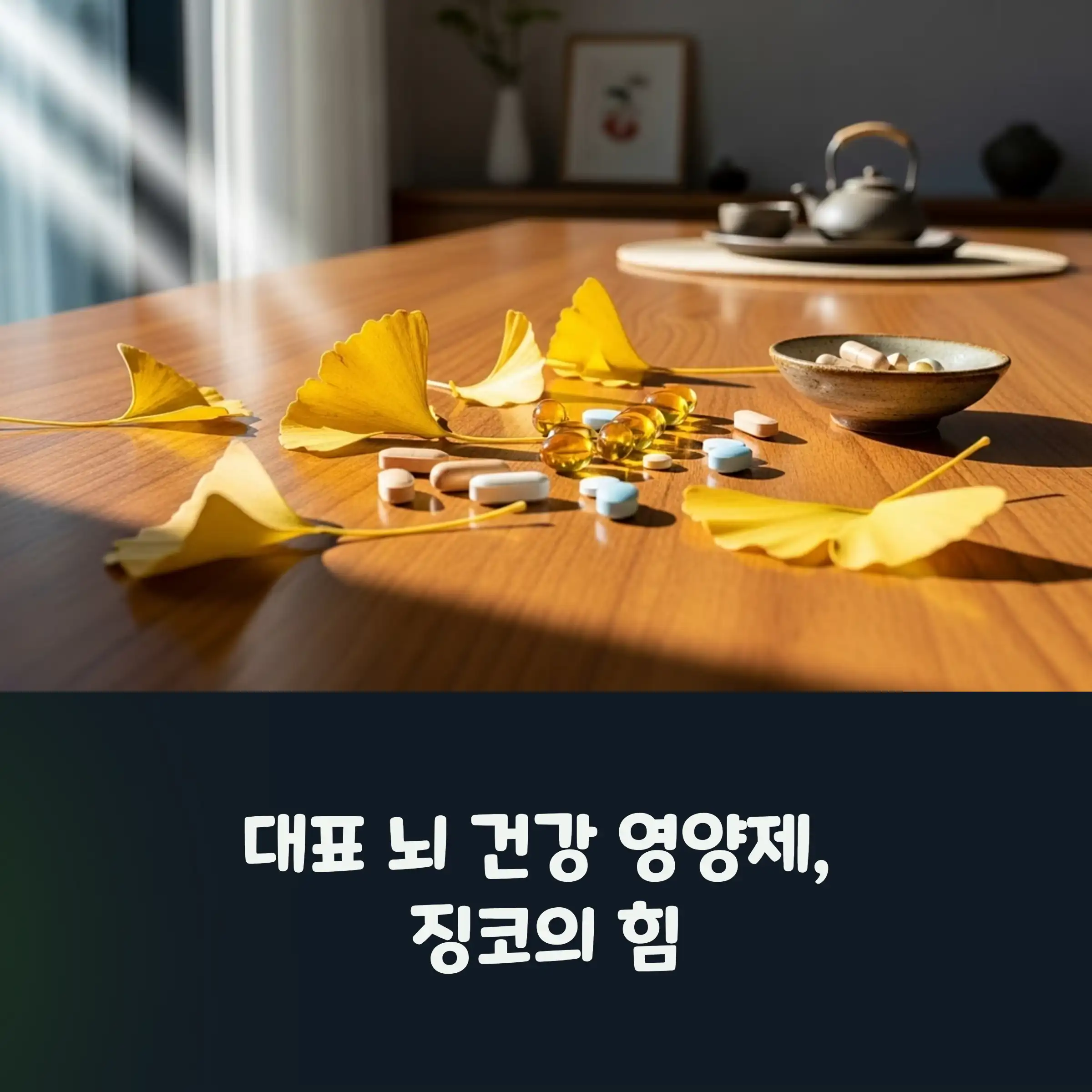 은행나무 잎에서 추출한 천연 성분, 징코