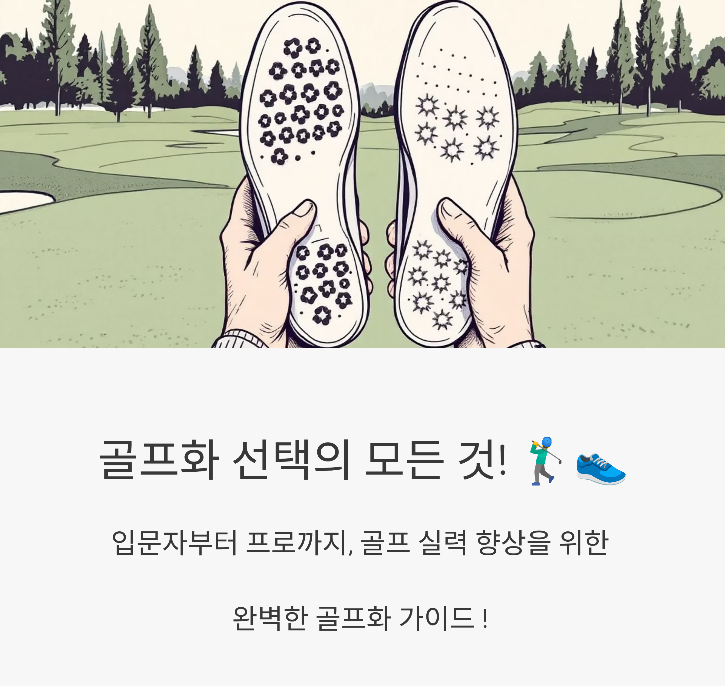 골프화 선택의 모든것