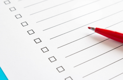 셀프 체크 리스트