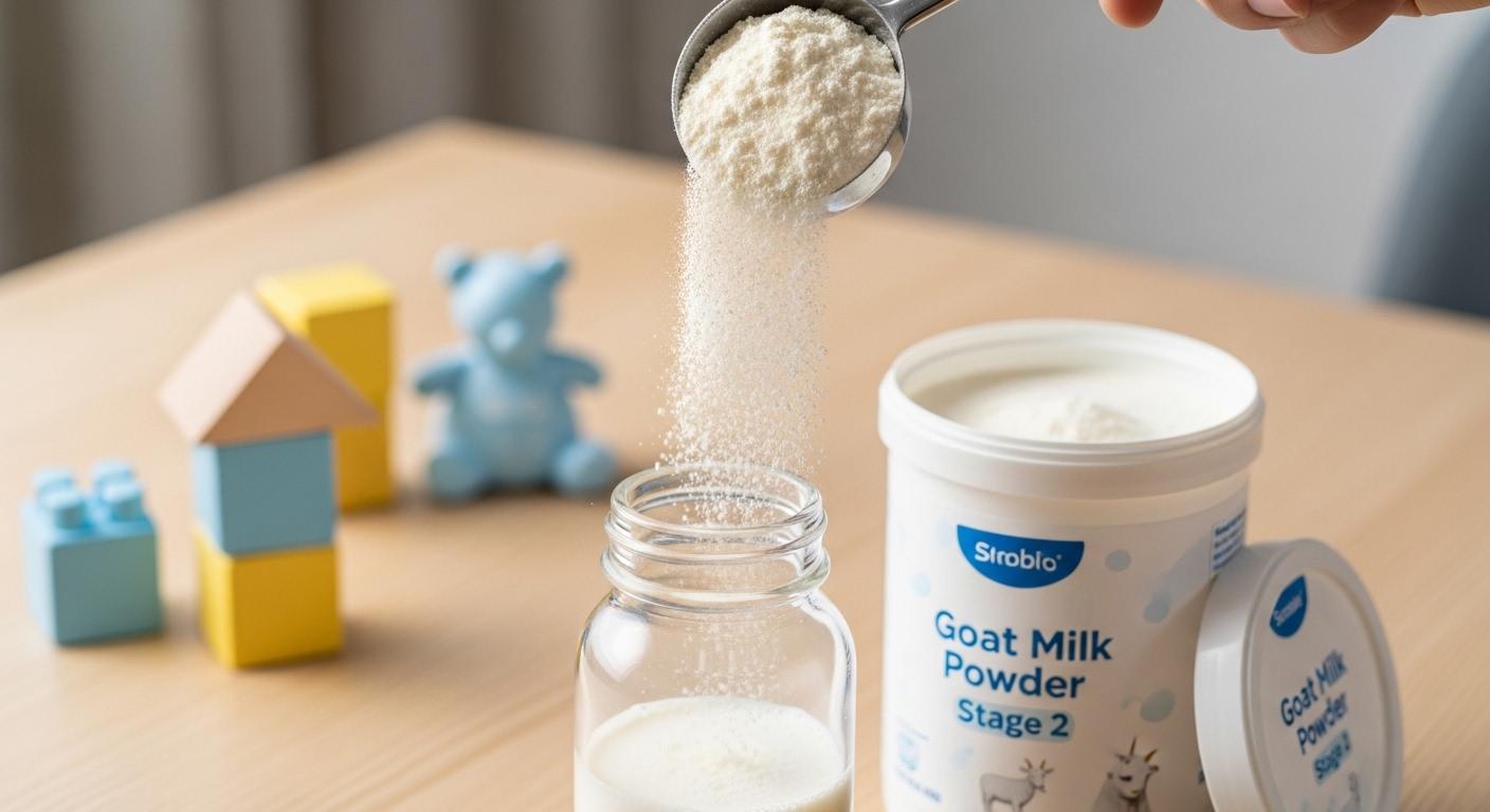 산양분유 2단계