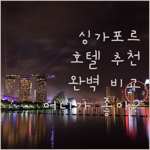 싱가포르 호텔 어디가 좋을까? 정책,