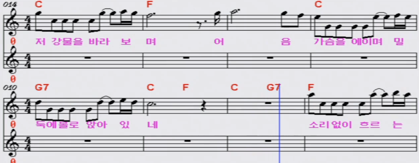 산들(박미경) 민들레 홀씨되어 악보