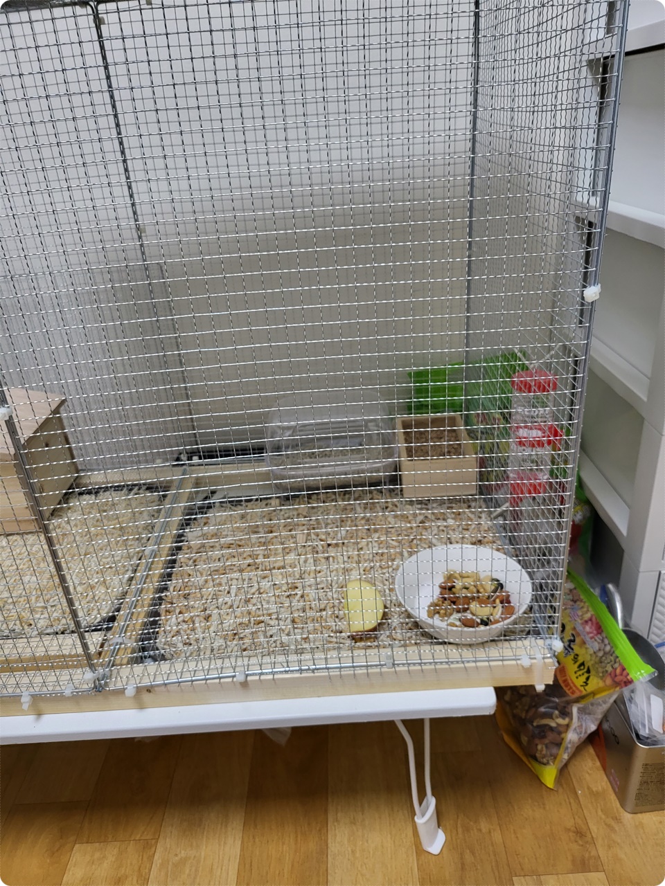 화장실과~ 모래 목욕실까지~