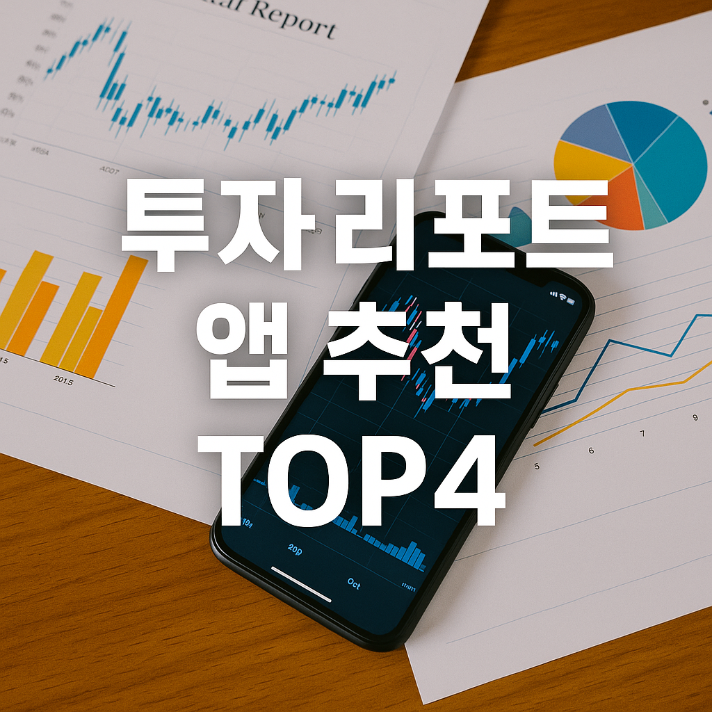 투자 리포트 앱 추천 TOP4