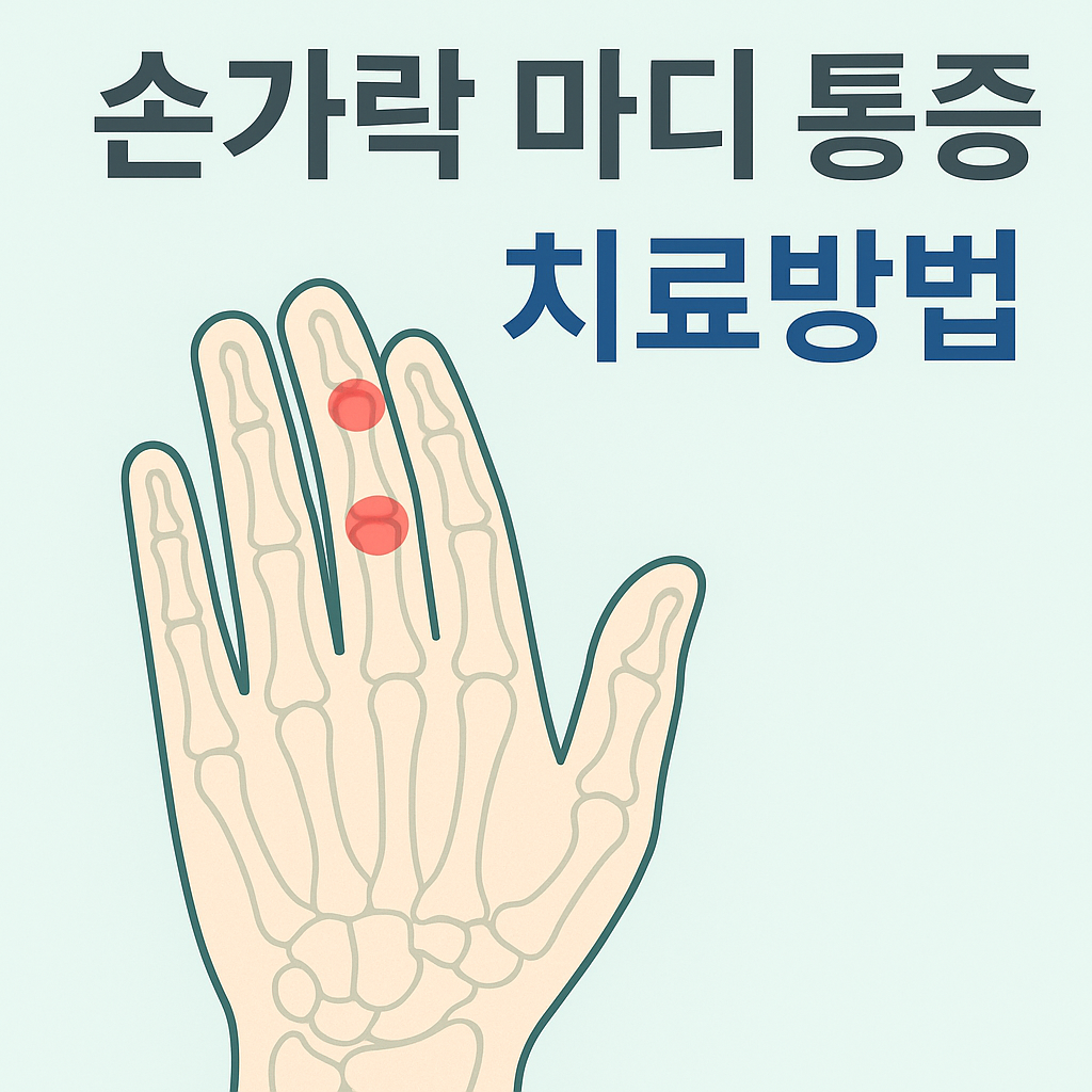 손가락 마디 통증 치료방법