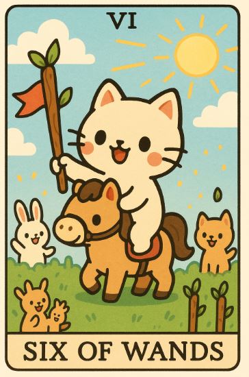 Six of Wands(완드의 6)