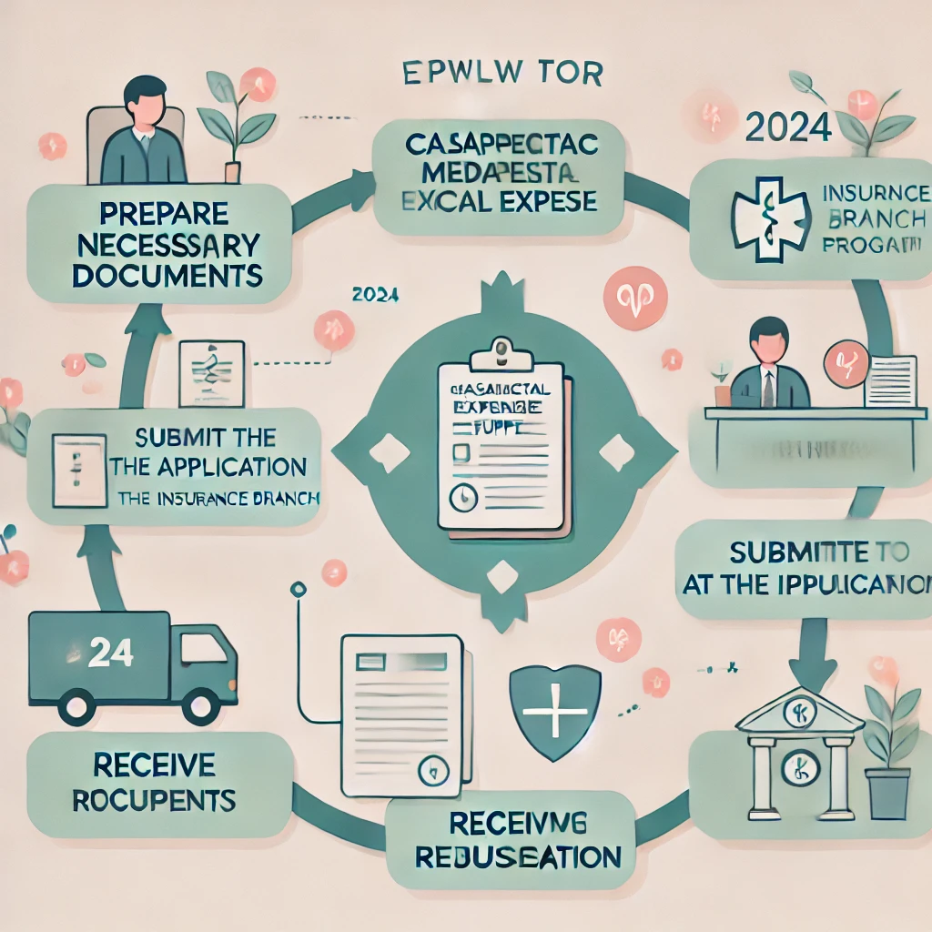 의료비 지원금 지급 절차와 신청 프로세스 다이어그램